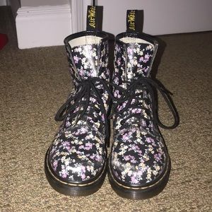 Floral Doc Martens, Great condition